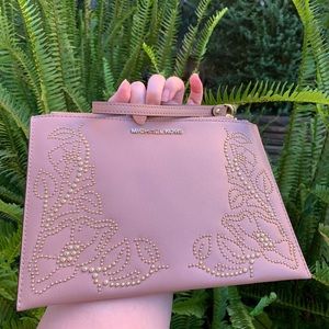 Michael Kors Nouveau Floral Large Zip Clutch